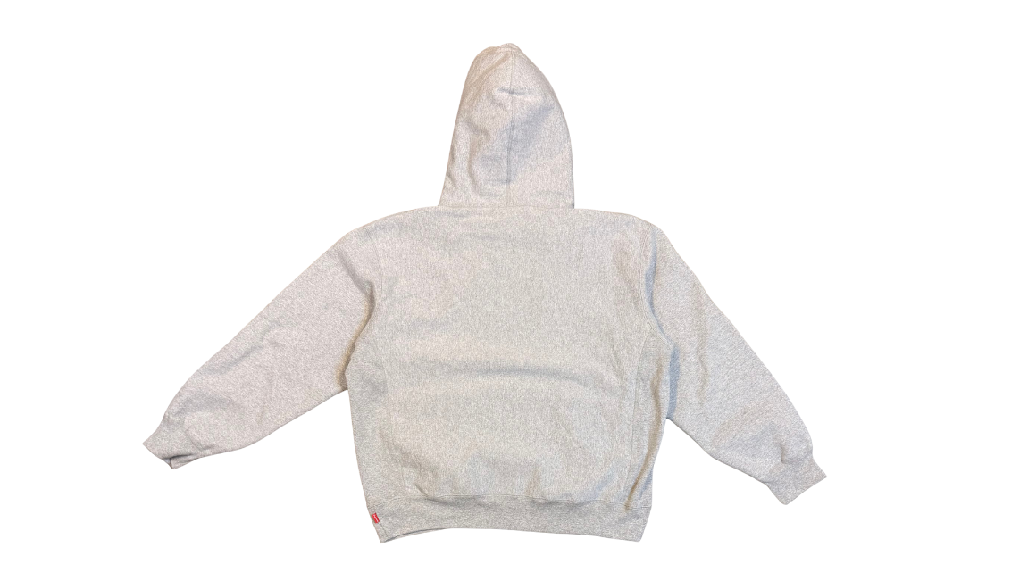 Supreme Box Logo Hoodie Heather Grey (FW24) (P)