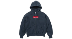 Supreme MM6 Maison Margiela Box Logo Zip Up Navy