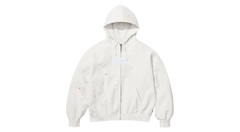 Supreme MM6 Maison Margiela Box Logo Zip Up White