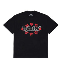 Sp5der WorldWide Star Tee Black Red