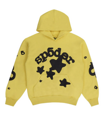Sp5der Beluga Hoodie Gold