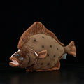 Flounder Flat Fish Soft Stuffed Plush Toy